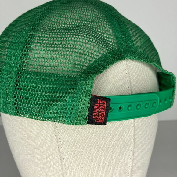Stranger Things Camp Know Where Green Yellow Adjustable Hat - Picture 4 of 7